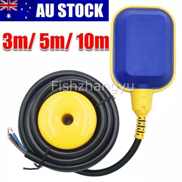 5/10m Float Switch Water Tank Level Controller Sensor Liquid Fluid Control Pump