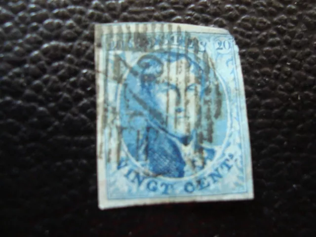 Belgien - Briefmarke Yvert / Tellier N° 7a Gestempelt (A50) (2eme Wahl Verdünnt)