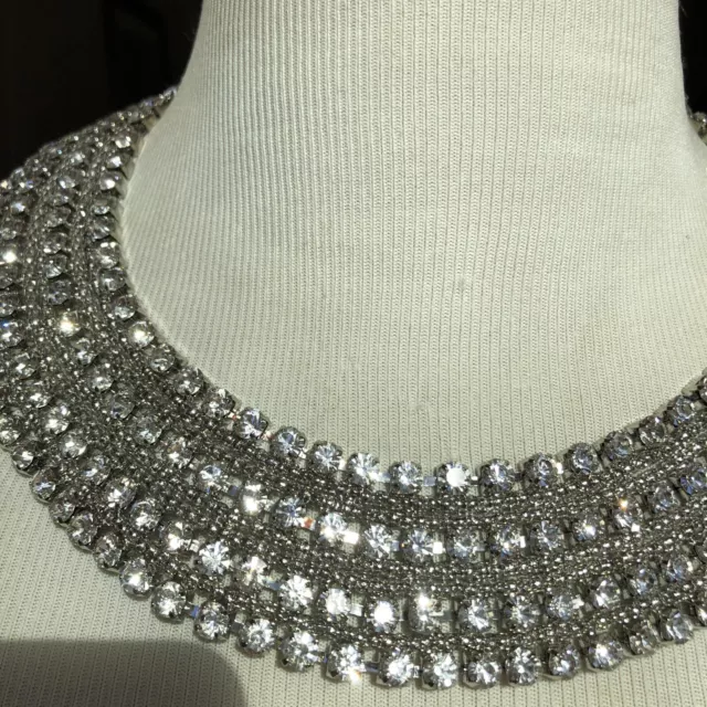 Natasha Statement Crystal Colar Necklace 3