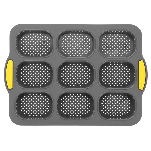 Teglia Per Muffin Stampo Per La Cottura Del Pane Mini Pagnotte Portatile