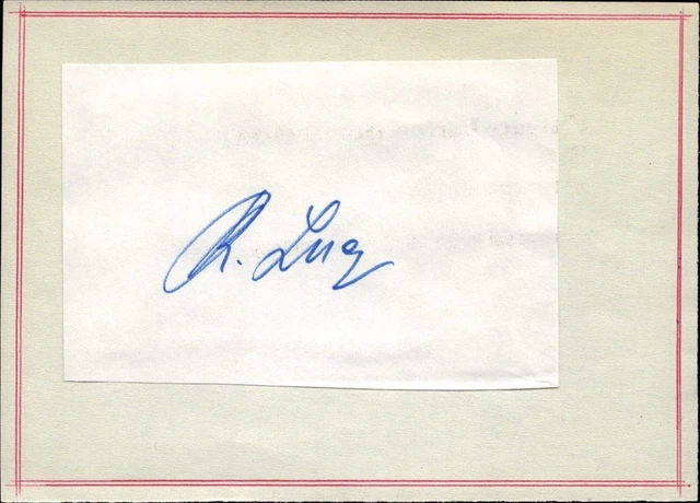 Robert Lucy Schweiz Olympia Silber London 1948 Turnen original signiert (B-9386