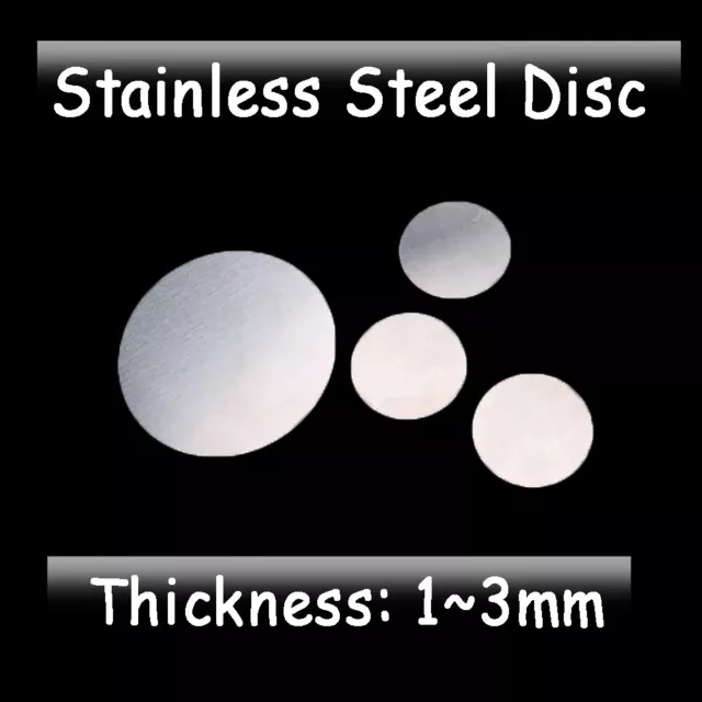 Stainless Steel Disc Thickness 1~3mm Circle Disc Diameter 100~300mm Round Plate