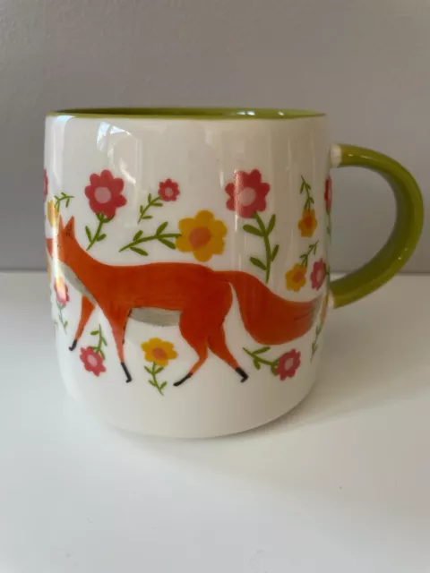 John Lewis Fox & Floral Tea Or Coffee Mug, Fine Bone China Ideal Gift Brand New