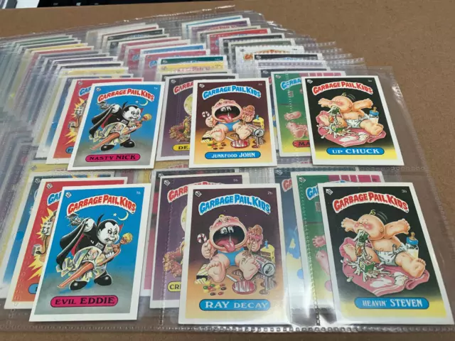 Gpk Garbage Pail Kids Series 1 Uk Complete Set 82 Cards