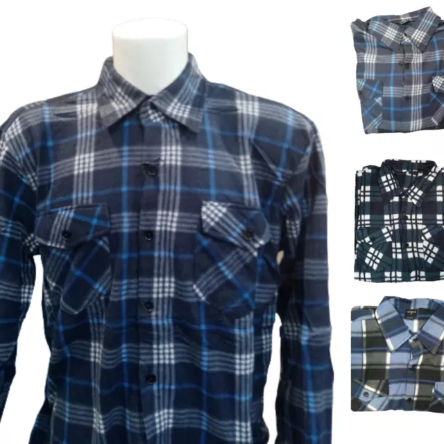 camicia pile felpa uomo zip botton TAGLIE FORTI giacca maglione calda invernale