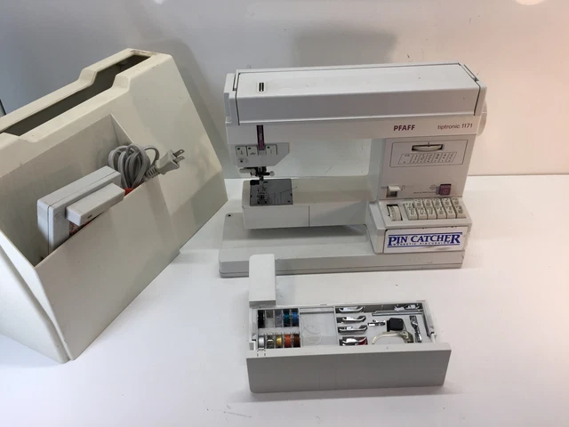 PFAFF Tiptronic 1171 Sewing Machine, Foot Controller, HardCase and Accessories PFAFF Tiptronic 1171 Sewing Machine, Foot Controller, HardCase and Accessories