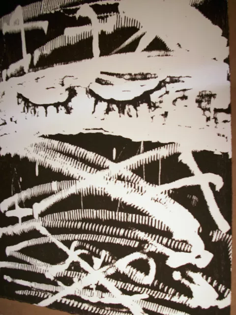 Tàpies. Xilografía firmada a mano.