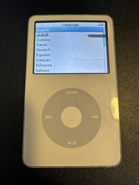APPLE IPOD CLASSIC 5th Generation 30GB White Model A1136