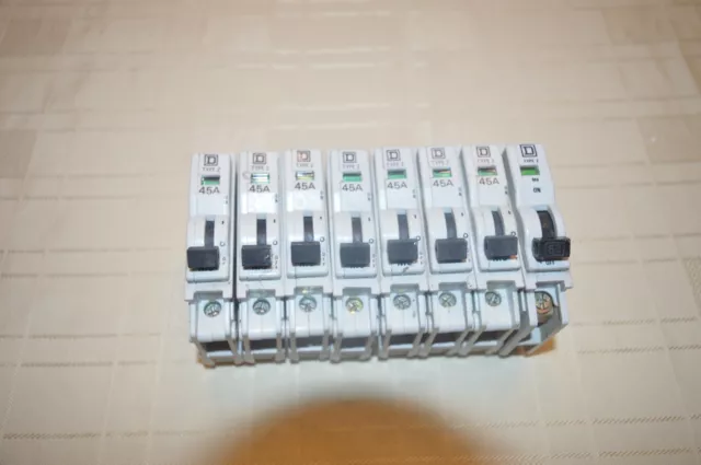 Square D 45 Amp circuit breakers 