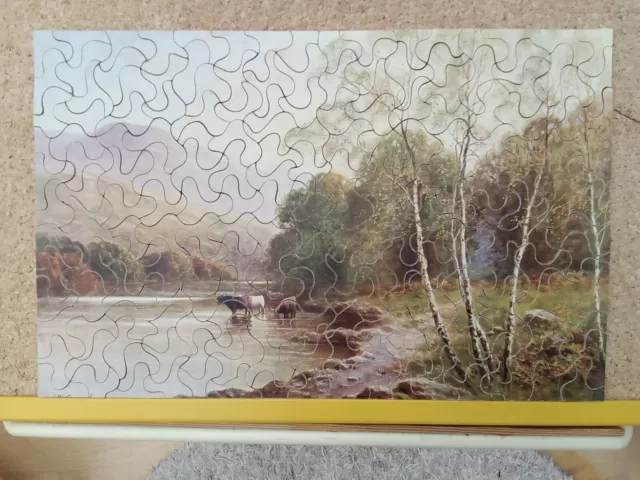 vintage Wooden Jigsaw Puzzle