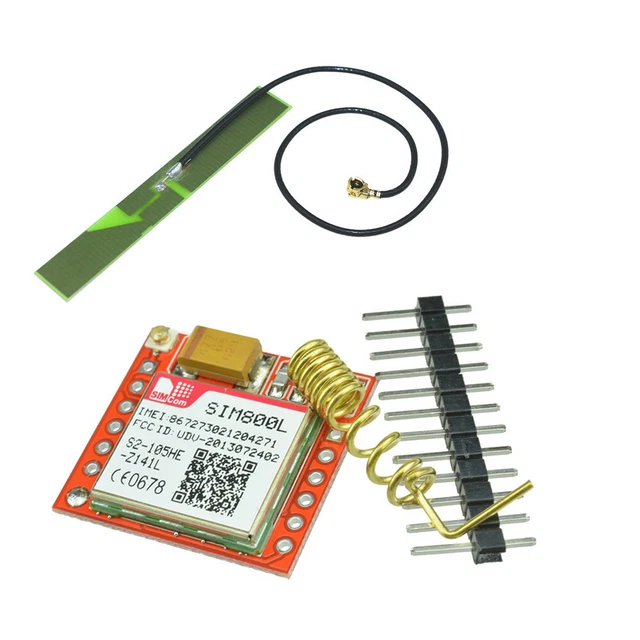 SMALLEST SIM800L GPRS GSM Module With Antenna Card Board Quad-band ...