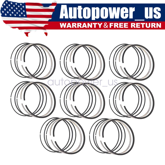 Fit Jaguar Land Rover Piston Rings Set (8) STD 5.0L V8 Supercharged and N/A