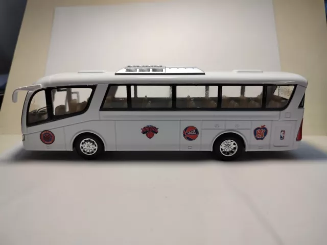 Custom 7 Inch Long New York Knicks NBA Basketball Team Coach Bus Diecast