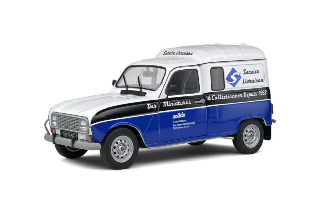 Renault 4L Solido 90eme anniversaire ,echelle 1:18 longueur 19,5cm, neuve