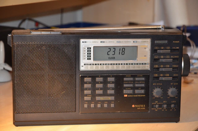 MATSUI MR-4099 SANGEAN ATS-803A/ DX 440 shortwave FM/LW/MW/SW world ...