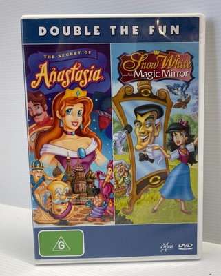 ANASTASIA & SNOW White DVD 2 Animated Movie R0 Children Family Film