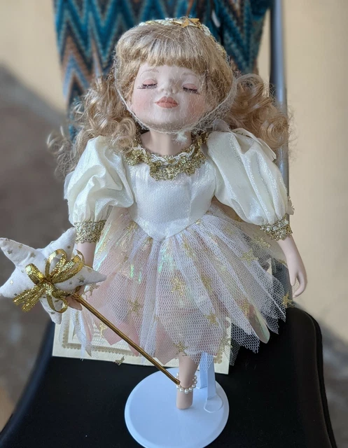 Vintage Heritage Signature Kissing Fairy Angelica Poreclain Angel Doll
