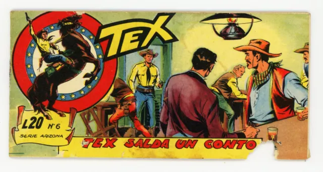 TEX STRISCIA - serie Arizona n. 6 - 5 Agosto 1956