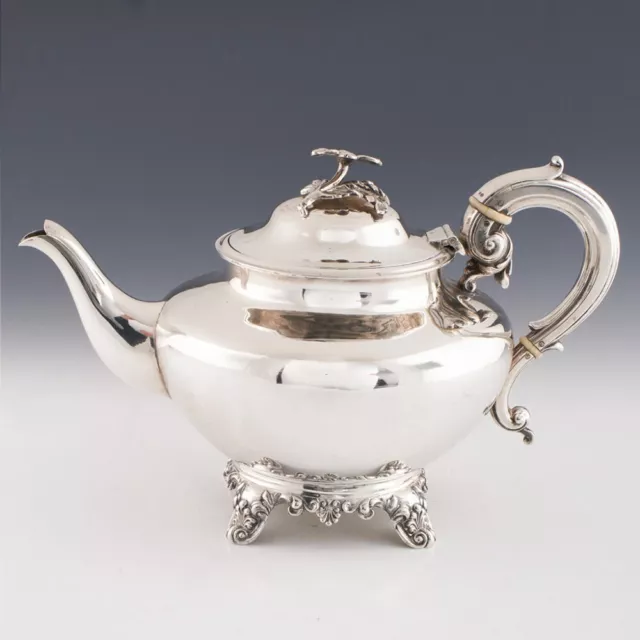 Sterling Silver Teapot London 1854