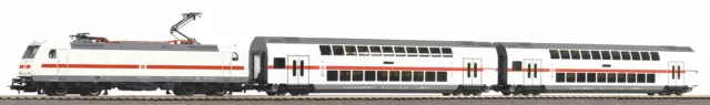 Piko H0 57134 - Start-Set m. Bettung Personenzug BR 146 m. 2 IC Doppelstockwagen