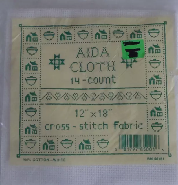 Tan Cross Stitch Fabric 14 Count Aida 12 X 18 100% Cotton