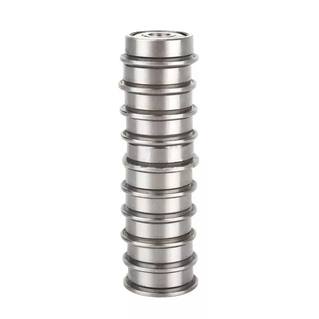 5PCS F624ZZ (4x13x5mm) Miniature Metal Shielded (Flanged) PRECISION Ball Bearing