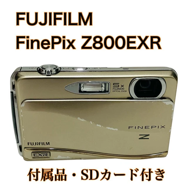 FUJIFILM FinePix Z800 EXR ゴールド 1200万画素 中古】FUJIFILM