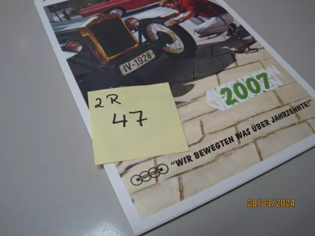 Kalender Auto Union Veteranen Club 2007 (2R47)