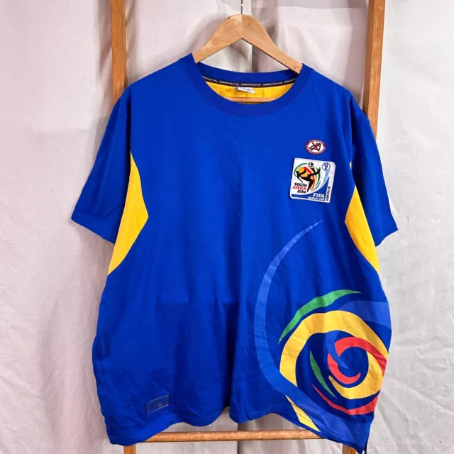 FIFA World Cup South Africa 2010 Shirt Mens 2XL Blue Soccer Football