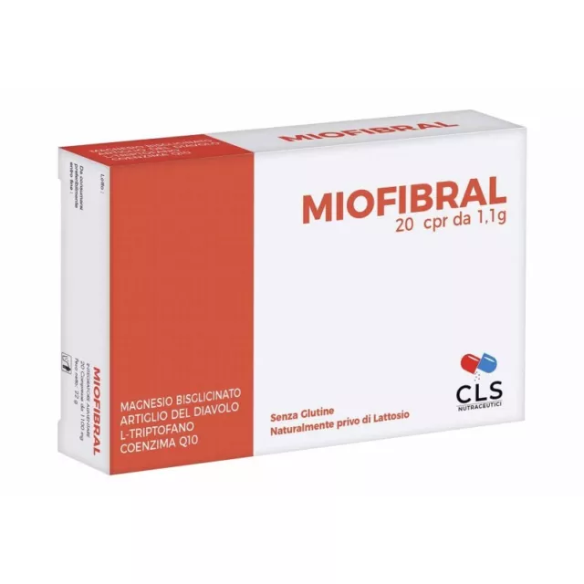 CLS NUTRACEUTICI Myofibral 20 tablets - nervous system supplement 20 tablets