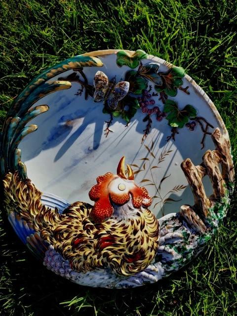 Rare Grand Plat Art Nouveau MAJORELLE Époque Émile Gallé