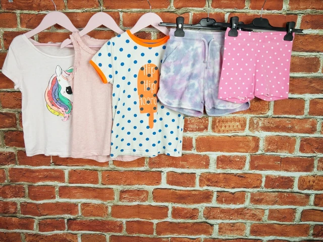 Girls Bundle Age 6-8 Years Boden Next H&M Shorts T-Shirts Summer Holiday 128Cm