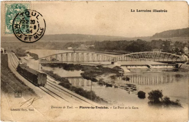 CPA Pierre la Treiche - Le Pont et la Gare (276976)