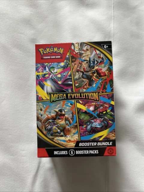 POKÉMON TCG MEGA Evolutions Booster Bundle 6 Booster Packs -not A ...