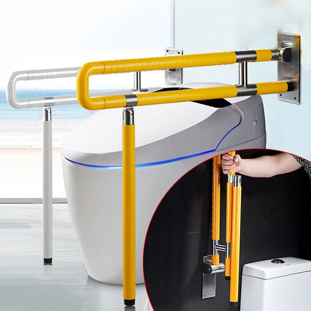 Maniglia pieghevole di supporto WC maniglia per disabili bagno maniglia pieghevole maniglia bagno 2