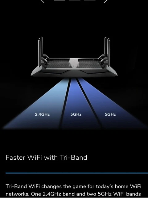 NETGEAR Nighthawk X6 router WiFi intelligente (R8000) - AC3200 velocità wireless tri-band 17