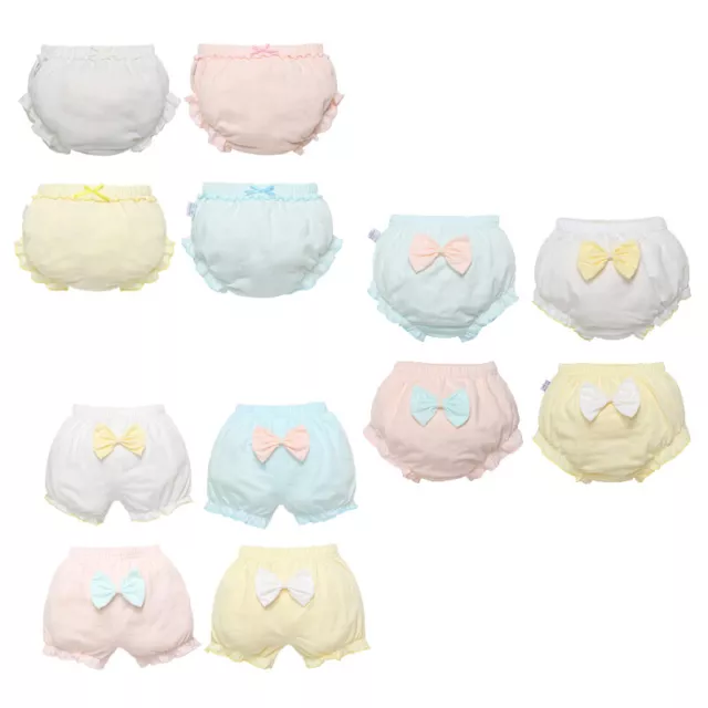 4 Pièces Bébé Fille Slip Culotte Bloomer Couvre-Couche Souple Pantalon Culottes