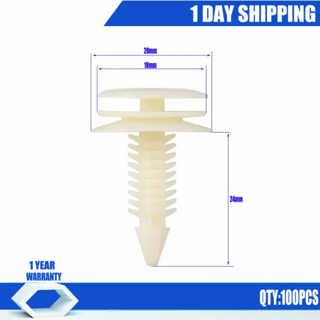 100Door Panel Clip Trim Retainer Nylon 10285935 For GM For Chevrolet For Pontiac