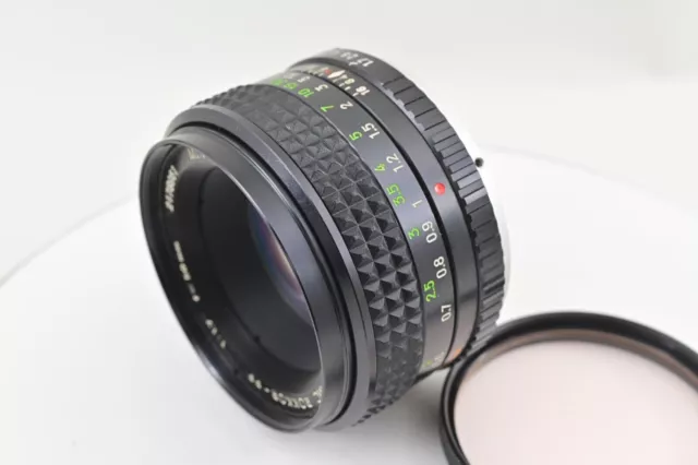 [Für Teile]Minolta MC Rokkor PF 50 mm f/1,7 MD-Bajonett...