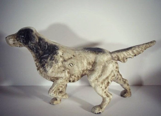 Cast Iron Door Stop Hunting Dog Figure 15" Irish English Setter Pointer