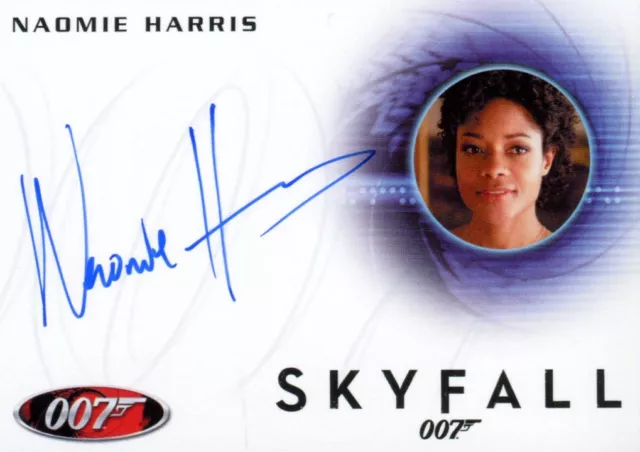 James Bond Autographs & Relics Naomie Harris Moneypenny Autograph Card A243