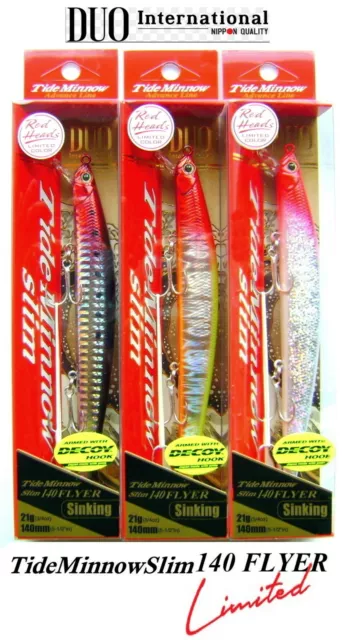 DUO TIDE MINNOW Slim 175 FLYER Red Head LIMITED Saltwater Fishing Lure,Hard  Bait £21.90 - PicClick UK