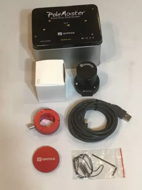 QHY PoleMaster Electronic Polar Alignment Scope & Adapter Mount Astrophotography
