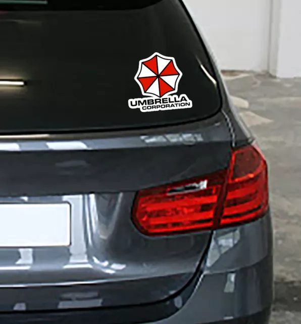 4 x Stück UMBRELLA CORPORATION Sticker Aufkleber Laptop Tuning Logo Emblem Corp