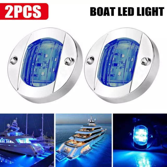 4X WASSERDICHT 12V 38mm Blau LED Marine Boot Wohnmobil Licht Beleuchtung  Lampe EUR 23,79 - PicClick DE