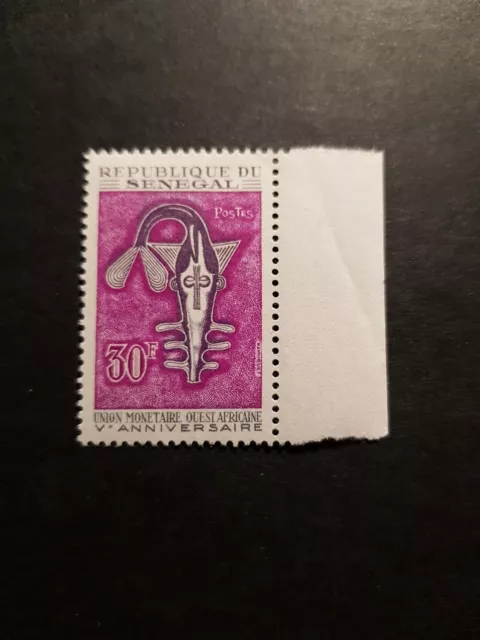 Briefmarke Afrika Senegal Währungsunion N°299 Neu Luxus MNH 1967