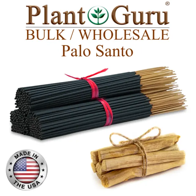 PALO SANTO Incense Sticks 11" Bulk Pack Wholesale Hand Dipped Lot