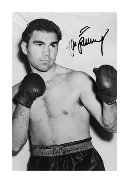 Max Schmeling A4 signed mounted photograph picture poster. Choice of frame.