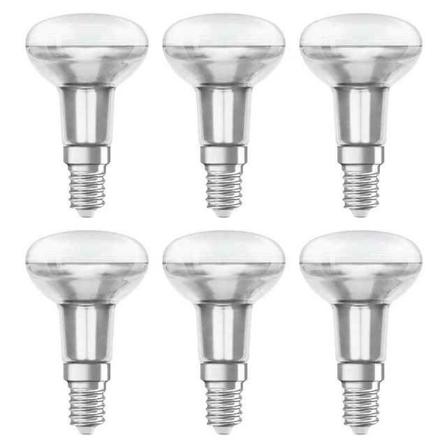 6 x Bellalux LED Glas Reflektor R50 4,3W = 60W E14 345lm warmweiß 2700K 36°