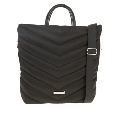 Samantha Brown To-Go Large Quilted Tote - Black